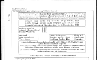 2020 G.C.E O/L Western Music Full (Sinhala Medium) thumbnail