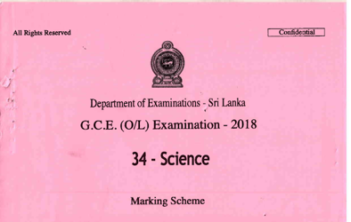 2018 G.C.E O/L Science Full Marking Scheme (English Medium) thumbnail