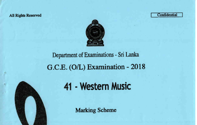 2018 G.C.E O/L Western Music Full Marking Scheme (English Medium) thumbnail